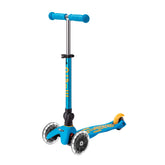 Micro Mini Scooter Deluxe Foldable 3 Tekerlekli Scooter LED Ocean Blue